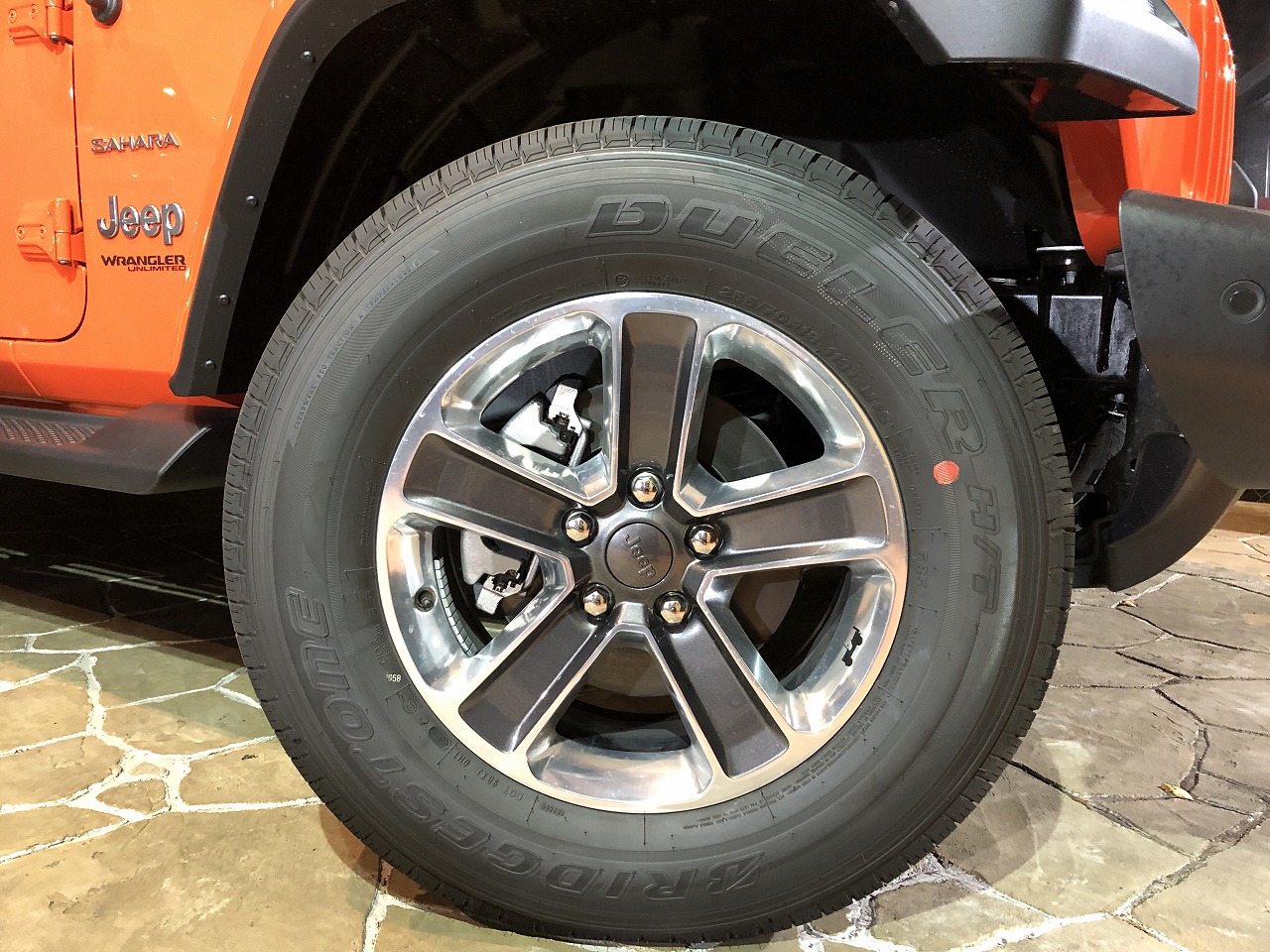 ジープラングラー　TJ40 タイヤホイール　5本セット　超美品　バリ山　ほぼ新品